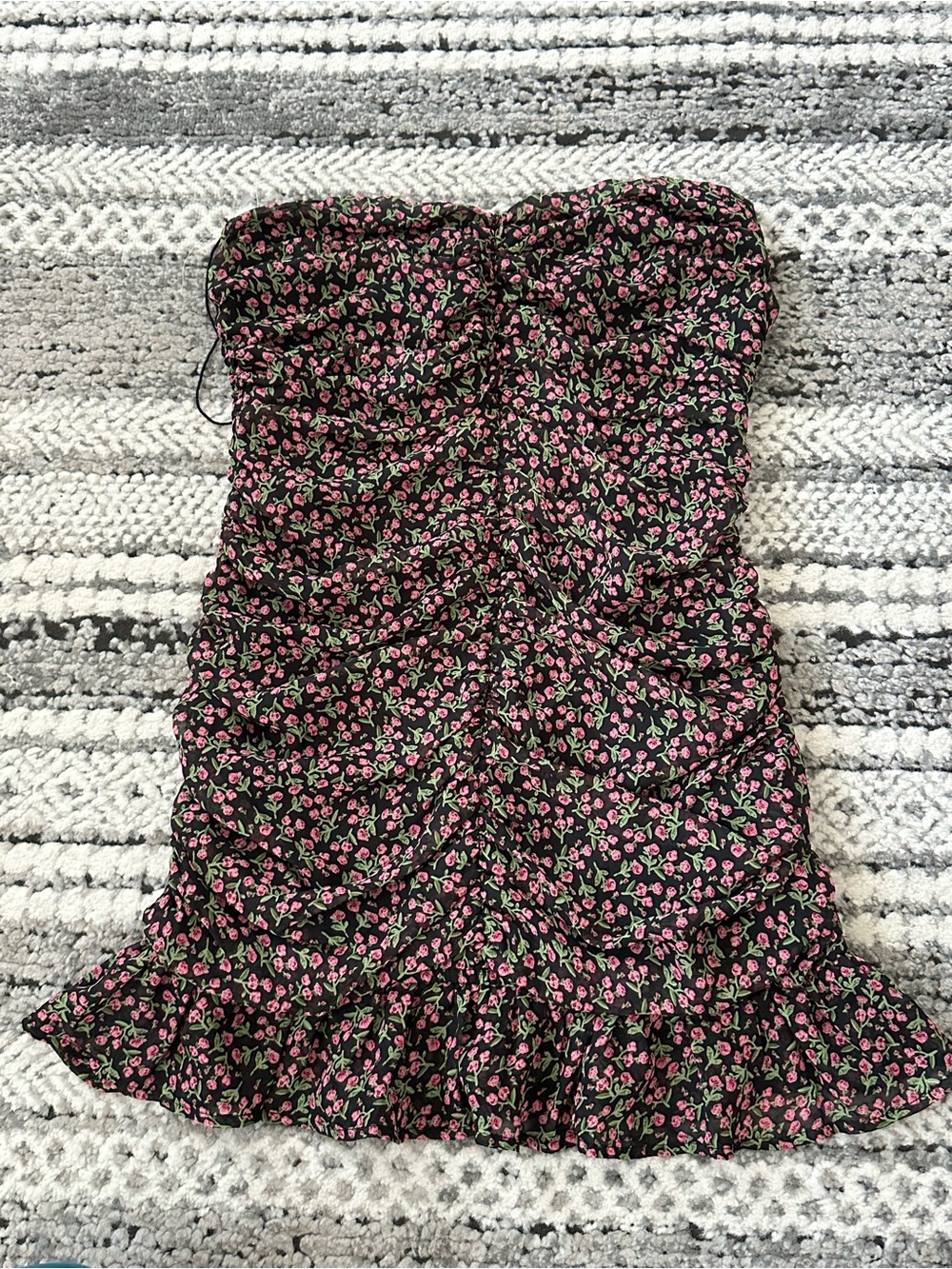Betsy Johnson style ruffle mini dress